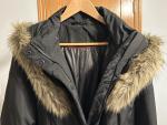 Atelier Noir Rudsak Black Winter Down Filled Hooded Coat Jacket Size TG / XL