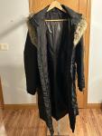 Atelier Noir Rudsak Black Winter Down Filled Hooded Coat Jacket Size TG / XL