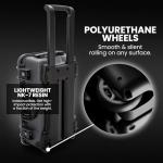 NANUK 935 Pro Photo Kit – Waterproof Travel Camera Hard Case with Padded Dividers and Wheels, 22” x 14” x 9” - Dustproof and Impact Resistant, Airline Carry-On Approved – Graphite