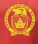 Canadian Pacific (CP) "1881 Beaver Logo" - 50/50 Cotton/Polyester Adult Hoodie