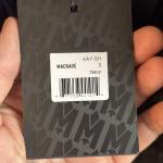 Mackage NWT Women Small Navy Black Fur Duck Down Winter Coat Shearling Hood NOTE