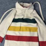 Vintage Woolrich x Hudson’s Bay Company Hooded Wool Coat Women’s Wool Warm EUC