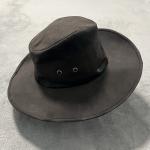 Outback Trading Company Hat M Brown Oilskin Kodiak Stampede USA Made