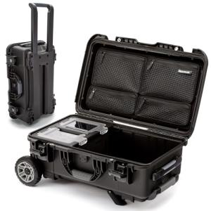 NANUK Trail 30 – 28.5L (7.5-Gallon) Waterproof Storage Box – Wheeled and Modular Cargo Case for Camping, Fishing, Hunting & Outdoor Storage - Dustproof and Impact Resistant (22" x 14" x 9") – Black