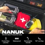 NANUK Trail 30 – 28.5L (7.5-Gallon) Waterproof Storage Box – Wheeled and Modular Cargo Case for Camping, Fishing, Hunting & Outdoor Storage - Dustproof and Impact Resistant (22" x 14" x 9") – Black