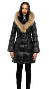 Mackage Candice-3 down Women’s black coat, size small