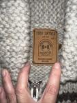 New Canadian Sweater Company Wool Zipper Sz M Brown Cardigan