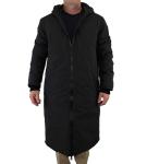 Nobis Wayland Puffer Jacket, Men's Long Down/Nylon Reversible Coat with Hood