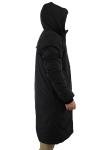 Nobis Wayland Puffer Jacket, Men's Long Down/Nylon Reversible Coat with Hood