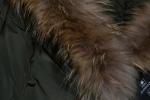 AUTHENTIC MACKAGE WOMEN ADALI ARMY FITTED DOWN COAT FUR HOOD ALL SIZES  NEW