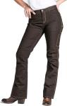 Dovetail Workwear DX Bootcut Cargo Pants for Women, Dark Kodiak Canvas - 2 x 34