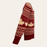 Hudson Bay Womens XS Official Canada Olympics Lambswool Zip Sweater VTG