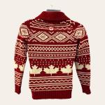 Hudson Bay Womens XS Official Canada Olympics Lambswool Zip Sweater VTG