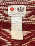 Hudson Bay Womens XS Official Canada Olympics Lambswool Zip Sweater VTG