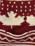 Hudson Bay Womens XS Official Canada Olympics Lambswool Zip Sweater VTG