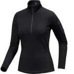 Arc'teryx Kyanite Women's Zip Neck Baselayer - Black