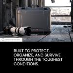 NANUK 925 Pro Photo Kit – Waterproof Travel Camera Hard Case with Padded Dividers & Lid Organizer, 18.7” x 14.8” x 7”, Dustproof & Impact-Resistant Airline Carry-On Approved – Black