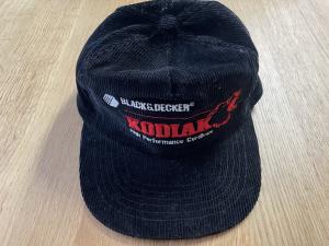 Vintage Black & Decker Kodiak Corduroy Snapback Hat Adjustable One Size