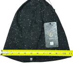 NWT Nobis Bring Back Slouchy Beannie Hat Wool Blend Black One Size Unisex