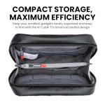 NANUK N-Cubik T1 Camera Bag Insert – Compact Water-Resistant Pouch – Shockproof Protective Camera Insert for Backpack – Perfect for Accessories & Gear (10” x 6.3” x 2”)