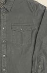 Filson Kodiak Chamois Shirt 20067694 Solid Button Up Dark Navy Blue Soft Thick