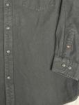 Filson Kodiak Chamois Shirt 20067694 Solid Button Up Dark Navy Blue Soft Thick
