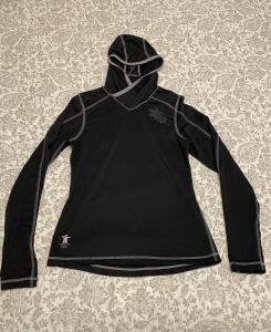 Whistler Vancouver 2010 Winter Olympics Black Hooded Pullover. Long Sleeve -M