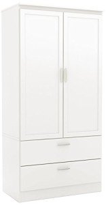 South Shore Furniture Acapella Wardrobe, Pure White