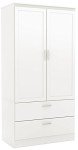 South Shore Furniture Acapella Wardrobe, Pure White