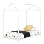 South Shore Furniture Sweedi House Bed-Twin-White-South Shore