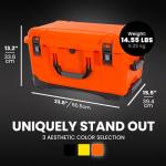 NANUK 938 Pro Photo Kit – Waterproof Travel Camera Hard Case with Padded Dividers and Wheels, 23.8” x 15.5” x 13.2”, Dustproof and Impact-Resistant, Ideal for Heavy Loads – Orange