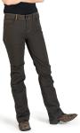 Dovetail Workwear DX Bootcut Cargo Pants for Women, Dark Kodiak Canvas, Size 10