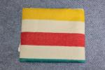 Vintage Hudson’s Bay 4-Point Wool Blanket – Multicolor Stripes – 90x73 – No Tag