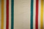 Vintage Hudson’s Bay 4-Point Wool Blanket – Multicolor Stripes – 90x73 – No Tag