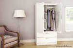 South Shore Furniture Acapella Wardrobe, Pure White