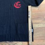 Hudsons Bay Team  Canada Knit Cardigan Sweater Black & Red Mens Womens Hockey Sm