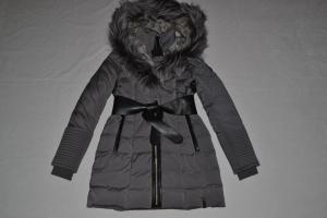 AUTHENTIC RUDSAK WOMENS MODA DOWN PUFFER COAT FUR GREY ELEPHANT  ALL SIZES