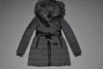 AUTHENTIC RUDSAK WOMENS MODA DOWN PUFFER COAT FUR GREY ELEPHANT  ALL SIZES