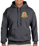 Canadian Pacific (CP) "Holiday Train Logo" - 50/50 Cotton/Poly Adult Hoodie-Grey