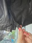 2013 Rudsak Black Leather Jacket With Genuine Rabbit Fur Size Med OPEN TO OFFERS