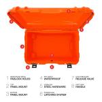 NANUK 938 Waterproof Hard Case with Wheels - Empty - Orange (938-0003)