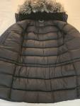 Mackage Mens Heavy Down Parka Fur Hood Navy Blue Size 38 Winter Jacket