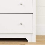 South Shore Furniture Vito Collection, 6-Drawer Double Dresser, Pure White