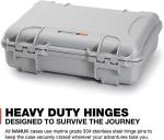 NANUK 910 Waterproof Hard Case with Foam Insert - Silver