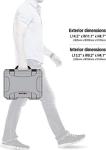 NANUK 910 Waterproof Hard Case with Foam Insert - Silver
