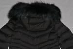 AUTHENTIC RUDSAK WOMENS MALEFICA QUILTED DOWN PUFFER REMOVABLE FUR BLK ALL SIZES