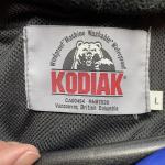 Kodiak British Columbia Jacket Mens L Blue Wind Waterproof Shearwater Resort