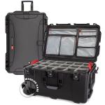 NANUK 965 Pro Photo Kit - Waterproof Travel Camera Hard Case with Padded Dividers and Wheels, 32.5” x 21” x 15.8”, Dustproof and Impact-Resistant, Ideal for Heavy Loads - Black
