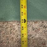 Hudson’s Bay Point Sage Green 100% Wool Dark Gree Stripe Vintage Blanket 63”x80”