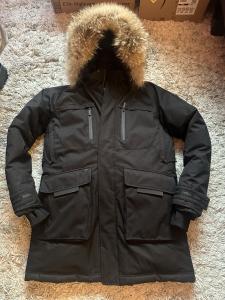 Never Worn Nobis Canada Brand Kalvin Men’s Parka in Black with Premium Duck Down